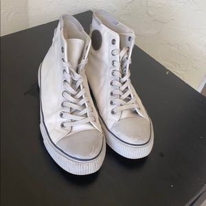 All saints leather sneakers